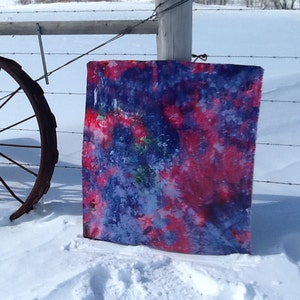 View From Hubble Snow Dyed cotton MARKED DOWN image 1