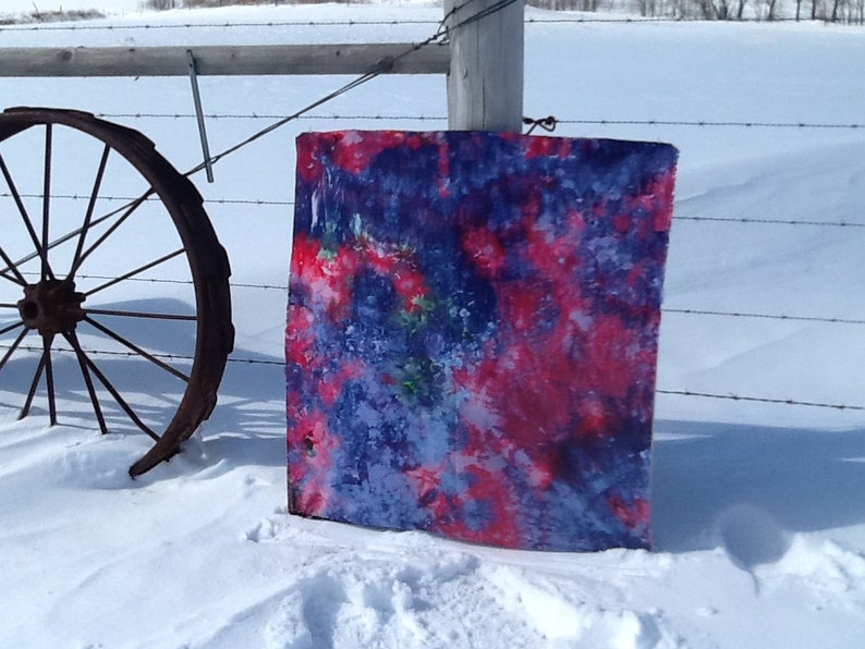 View From Hubble Snow Dyed cotton MARKED DOWN image 1