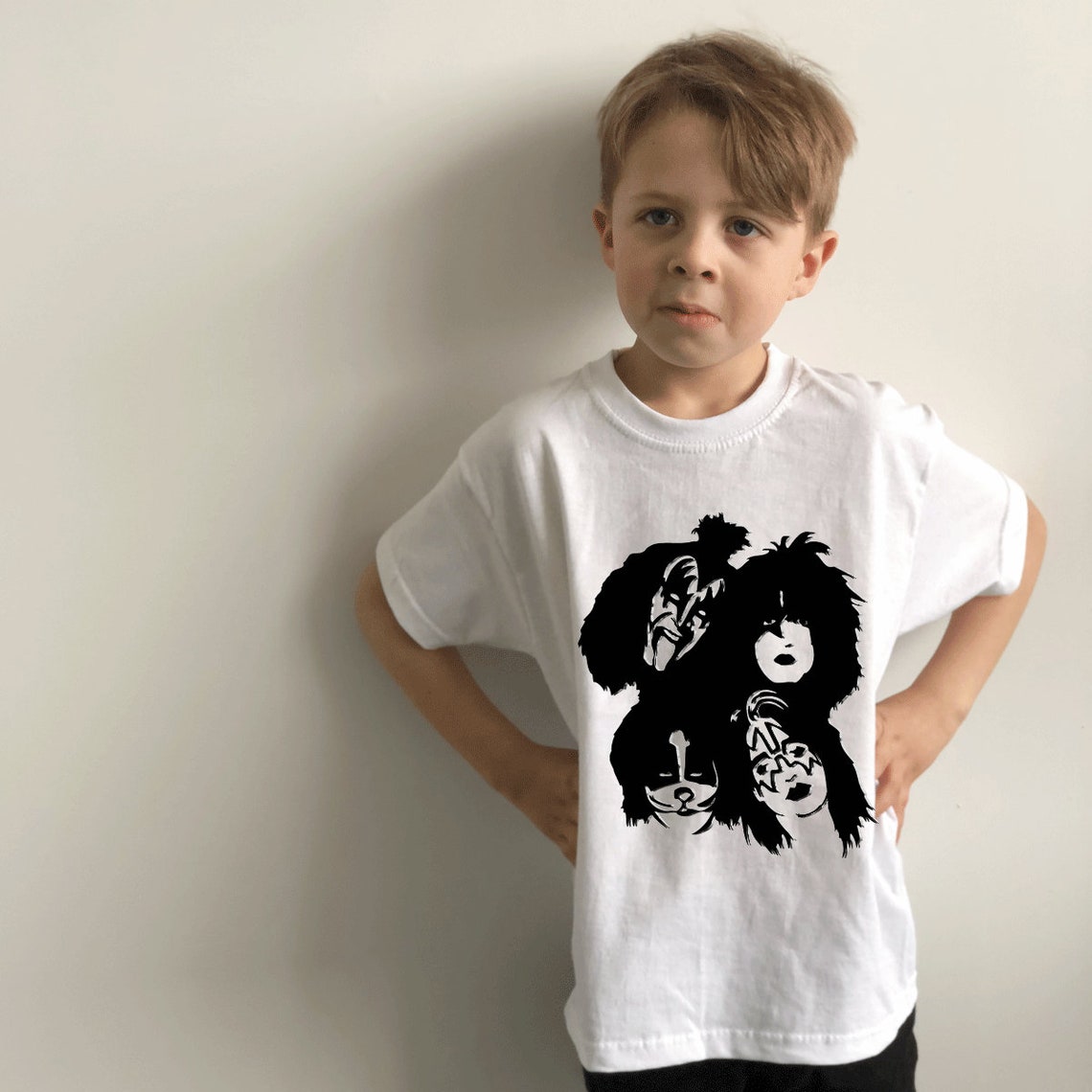 KISS TShirt Children's Band T Shirts Kids Kiss Tee Etsy