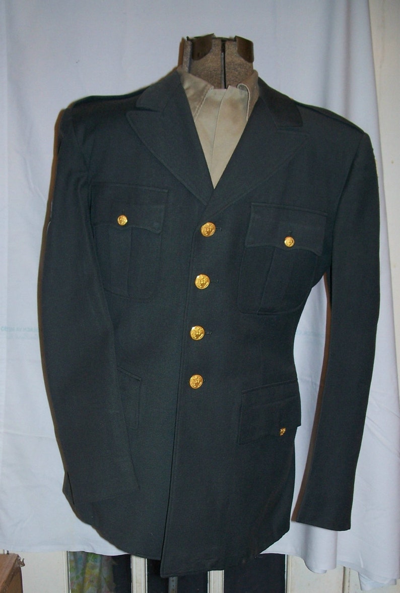 Vintage U.S. Army Green Dress Uniform 1950s/Great Military Etsy