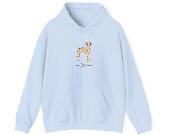 Dalmatian Illustration Hoodie | Dog People Graphic Sweatshirt