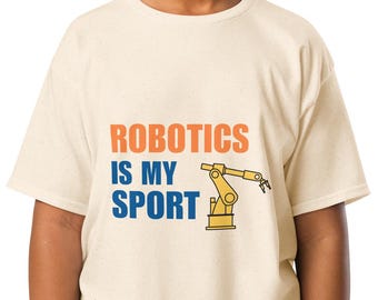 Robotica is mijn sport - T-shirt voor jongeren, STEM-shirt voor toekomstige ingenieurs