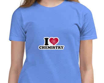 Chemie T-shirt voor jongeren, wetenschaps- en STEM-shirt, cadeau voor toekomstige chemici