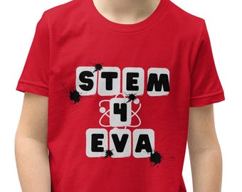 STEM 4 EVA Kinder T-shirt, Wetenschap, Technologie, Techniek, Wiskunde T-shirt