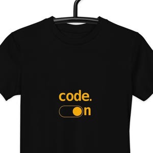 Biologisch katoenen kindershirt, T-shirt voor programmeurs met een STEM-thema, technisch cadeau