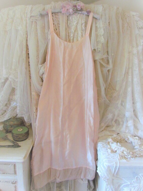 1932 Pink Lace Wedding Dress Ensemble, Pink Tulle… - image 9