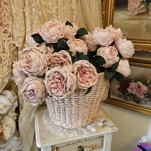 Antique Wicker Flower Basket - Etsy