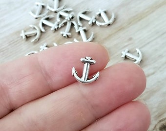 15mm Howlite Anchor Beads set of 8