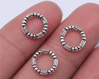 Bow-knot Connectors 22x12mm 10 Beauty Supplies Connectors Decorative Connectors Bow Connectors Tibetan Silver Bow Knots Charms
