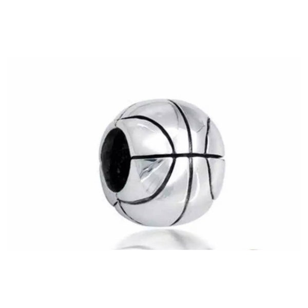 Basketball Spacer Beads Large Hole Sports Mom Bracelet Charms Beading Jewelry Supplies 11mm Hole 5mm