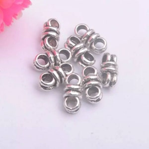 Little Double Loop Connectors Charm Holders Jewelry Findings Supplies 12.5x6mm