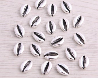 Tiny Cowrie Shell Charms Mini Sea Shell Charms Cowry Shell Charms Beach Charms Jewelry Supplies 10x7mm NOTE MEASUREMENTS