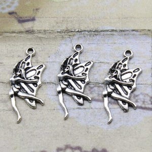Sterling Silver Dangling Magical Fairy Charm – 100Sterling