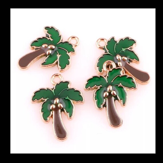 Tropical Enamel Charms