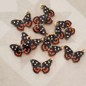 Monarch Butterfly Charms Colorful Enamel Butterfly Charms Butterfly Findings Jewelry Supplies 20x15mm
