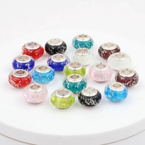 Luminous Spacer Beads Glow in the Dark Bracelet Charms Beautiful Beads Jewelry Supplies 14x9mm Hole about 4.5mm
