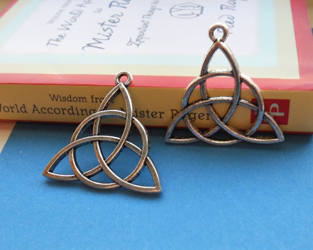 Gold-Tone Triquetra Irish Celtic Jewellery Sterling Silver Good Luck