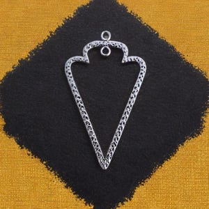 Large Arrow Shaped Pendants with 2 Loops Arrow Connectors Earring Charms Boho Pendants Jewelry Supplies 54x33mm