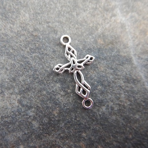 Small Triquetra Trinity Knot Cross Connectors Charms Bracelet Jewelry Supplies Lovely Celtic Design Please Note Measurements 22x13mm