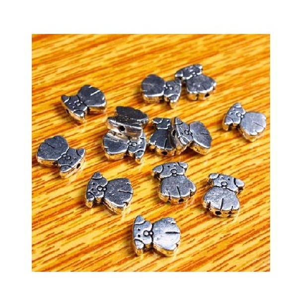 12 Puppy Dog Spacer Beads, Dogs Beads, Some Variations Read Item Details Beading Supplies for Pet Jewelry 10x9mm