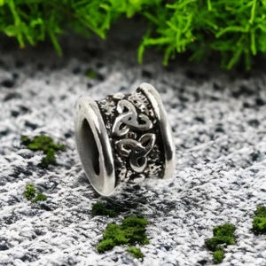 Triquetra Spacer Beads Celtic Charms for Bracelets Triquetra Beads Hair Beads Crafts Trinity Knot Irish Celtic Bead Jewelry Supplies