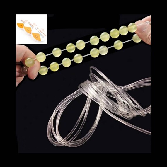 0.2MM 0.3MM 0.4MM 0.5MM 0.6MM 0.7MM 0.8MM Non Elastic Clear Crystal Beading Thread  String Cord Fishing Line 