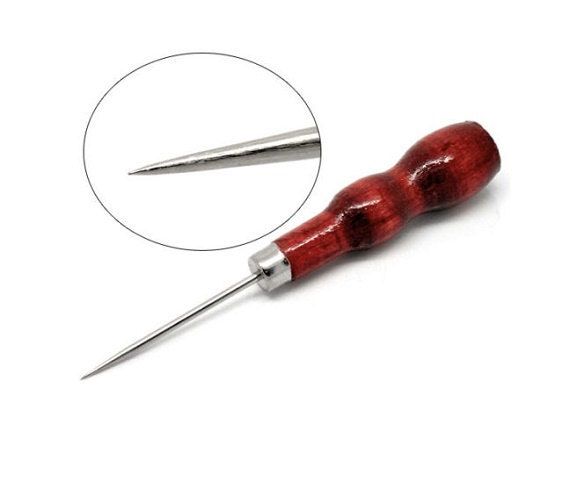 Jeweler's Awl Bead Reamer 101 Uses Jewelry Making Tool Put Another Notch in  Shoe Strap or Belt Wooden Handle about 5 Inches