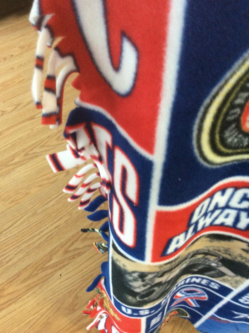 Marines fringed Throw