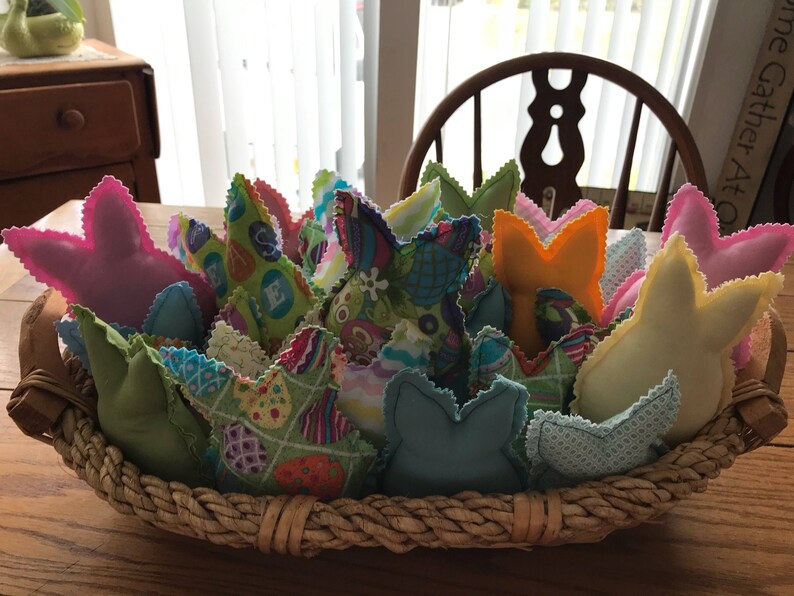 set of 3 Mini stuffed bunnies