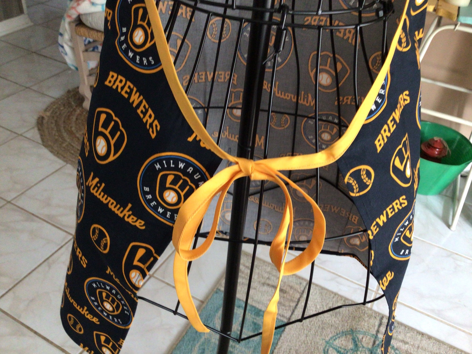 Milwaukee Brewers Apron Custom Handmade Sports Fanatic Etsy