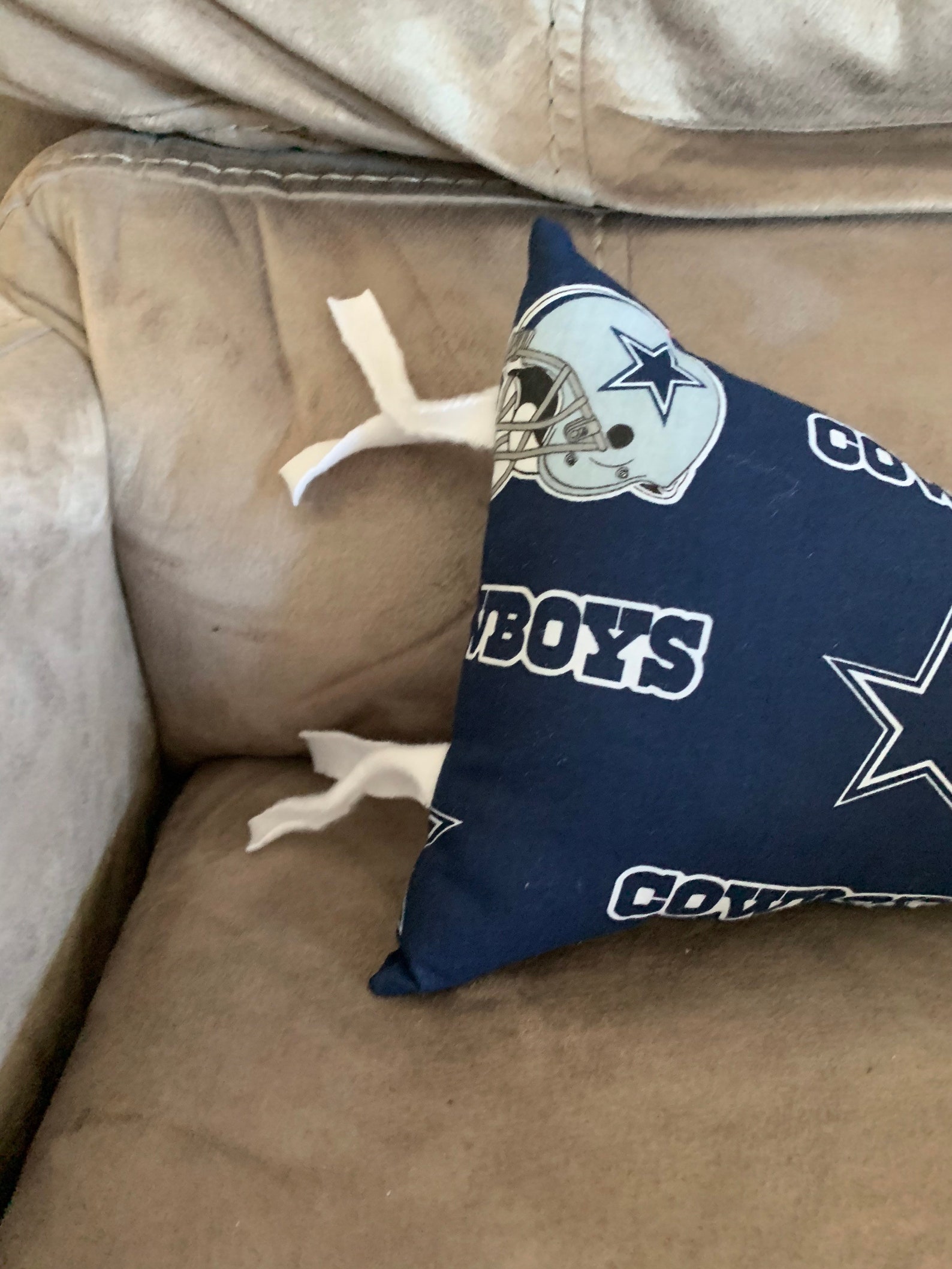 Dallas Cowboys decorative throw pillow custom handmade Etsy