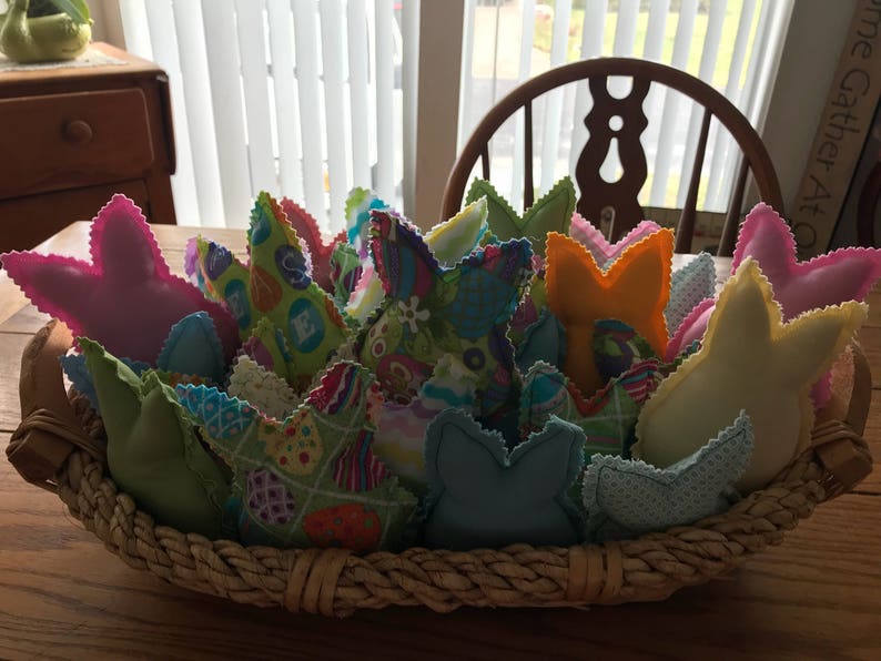 set of 3 Mini stuffed bunnies