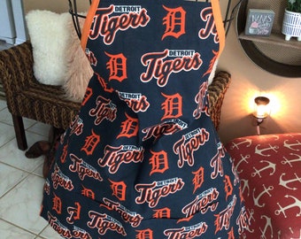 Child size Detroit Tigers Apron - custom handmade | Christmas gift | birthday gift | sports fanatic