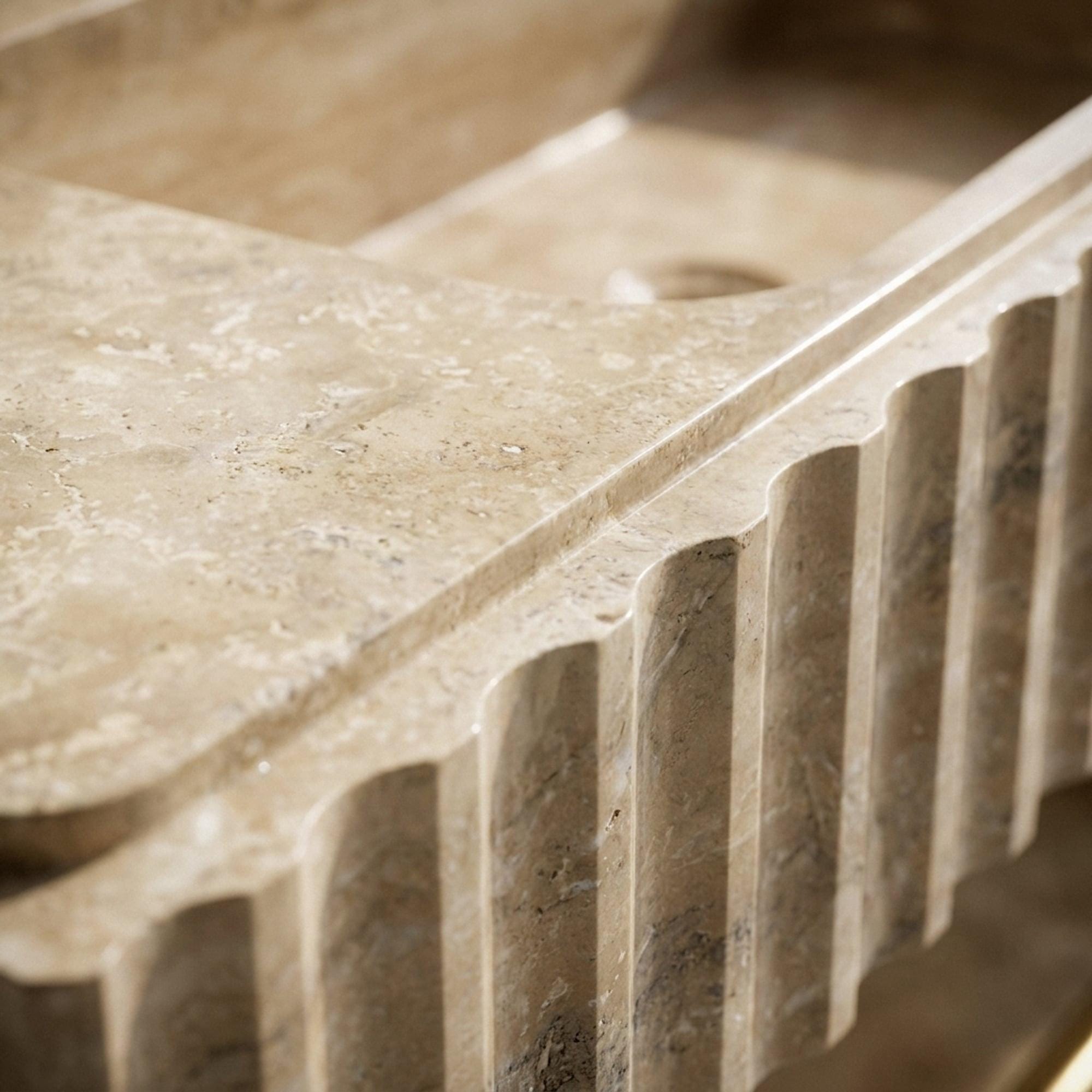 Travertine Marble Sink — view 11
