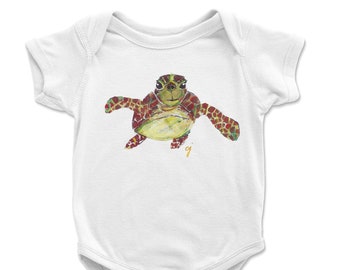 Meeresschildkröte Baby Body, Ozean Thema Kleidung, Schildkröte Body, Geschlecht Neutral Baby Geschenk, Baby Boy Geschenk, Baby-Mädchen-Geschenk, speichern Sie die Schildkröten