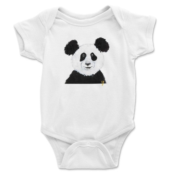 panda onesie baby
