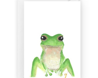 frog greeting card