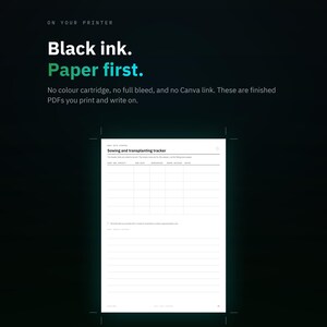 Garden Planner Printable, Seasonal Planting Tracker, Seed Inventory and Harvest Journal PDF image 7