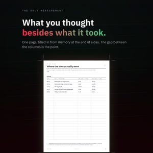 ADHD Focus and Routine Printable, 7 Page Daily Planner, Black Ink PDF image 1