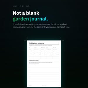 Garden Planner Printable, Seasonal Planting Tracker, Seed Inventory and Harvest Journal PDF image 8