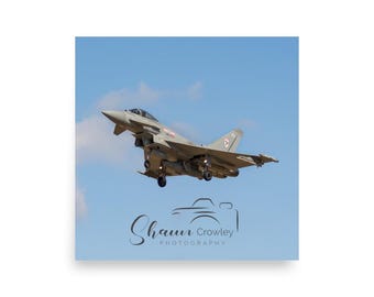 RAF Eurofighter Typhoon aviation print by SCPvisual