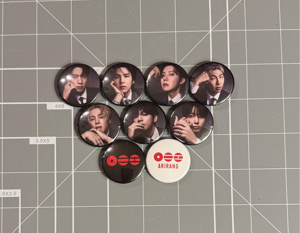 Bts Button - Etsy