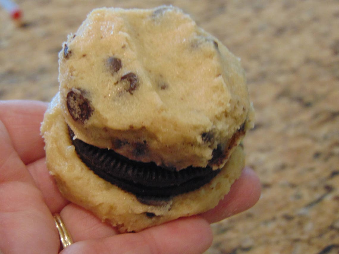 Oreo Stuffed Chocolate Chip Monster Cookies Etsy