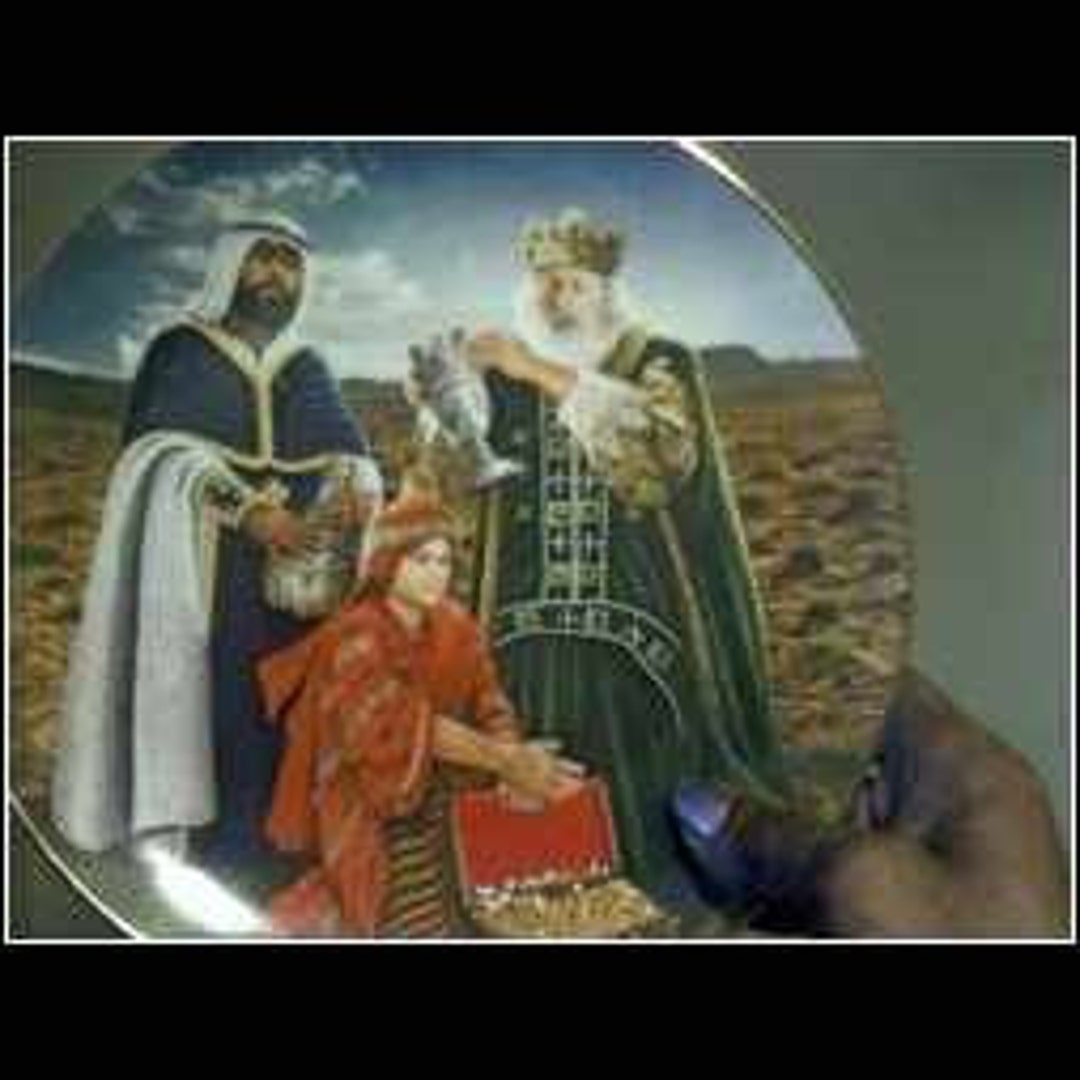 Higgins Bond Collectors Plate... the Gift Bearers..1979 Circa Etsy