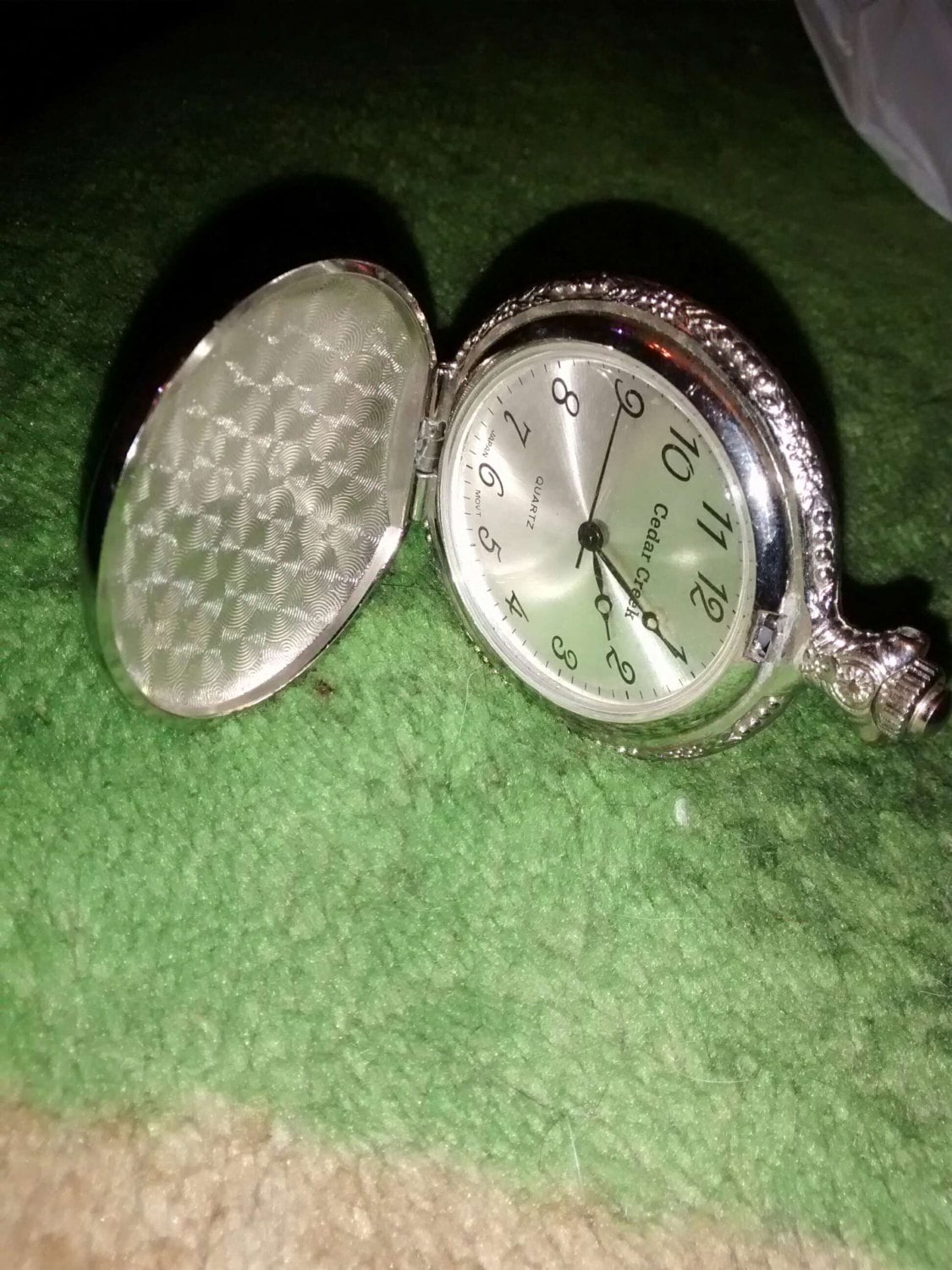 Cedar creek quartz pocket watch discount