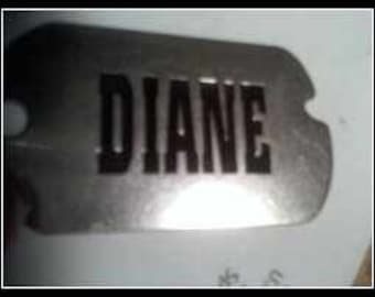 Dog Tag  Diane