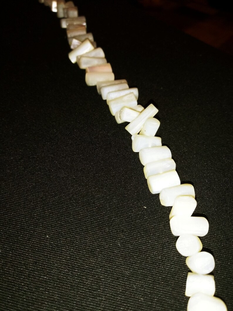 Les Bernard Mother Of Pearl Necklace Exquisite 1960/'s Beauty
