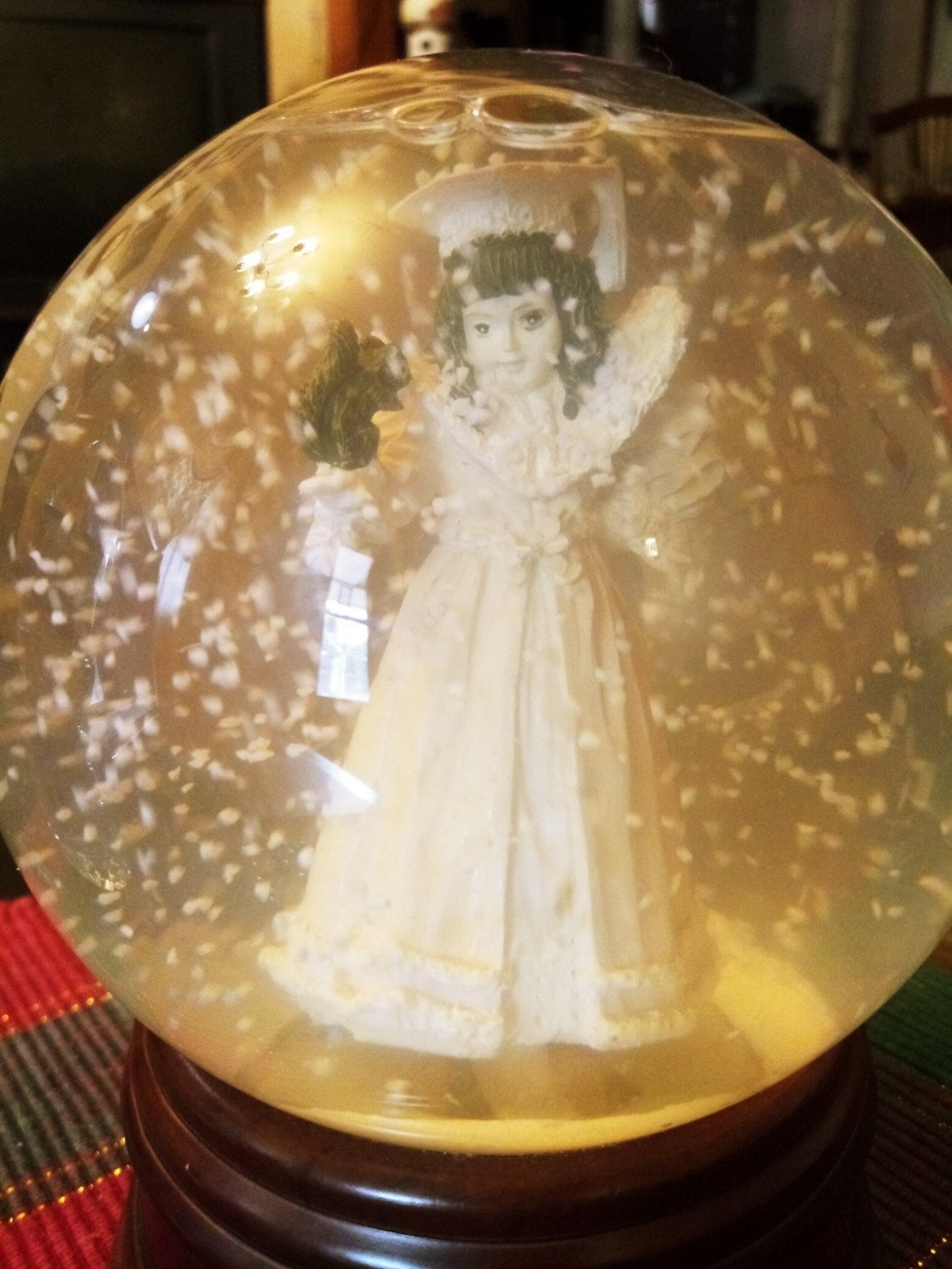 Graduation Girl Snow Globe By The Heirloom Tradition Designed Etsy