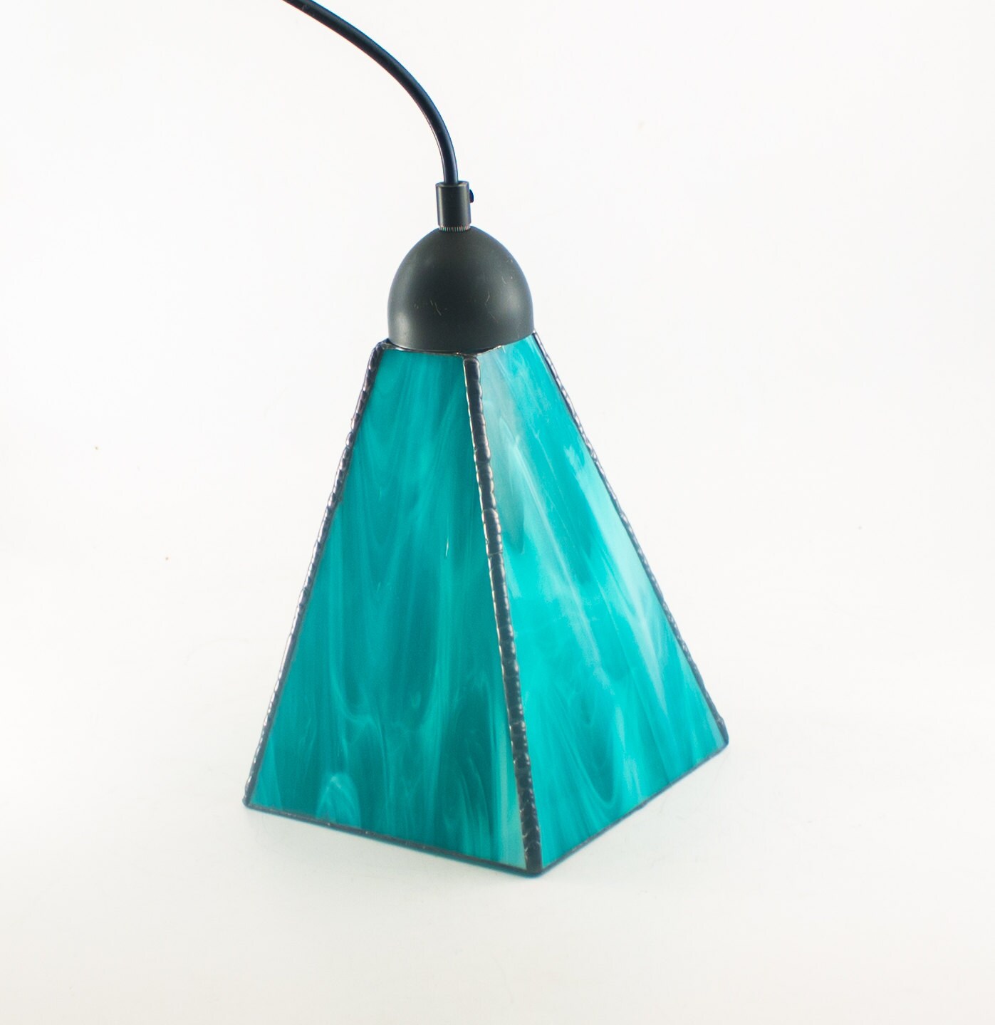 Stained Glass Pendant Lighting Ceiling Fixture Modern Etsy