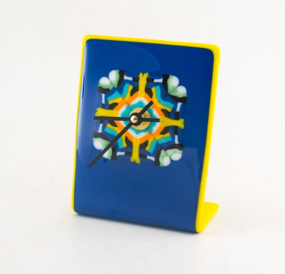 Unique Desk Clock Table Clock Office Accessories For Men Etsy